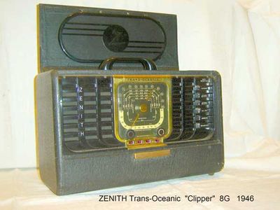 Zenith Trans-Oceanic Clipper 8G (1946)
