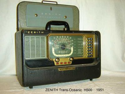 Zenith Trans-Oceanic H 500 (1951)
